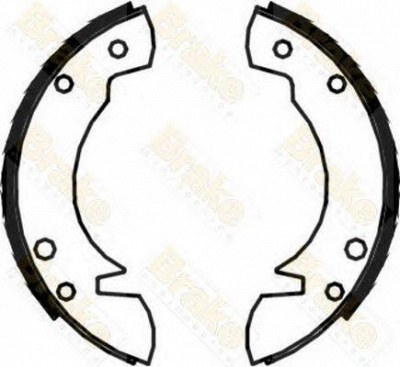 BRAKE ENGINEERING sh2093 -  Комплект тормозных колодок